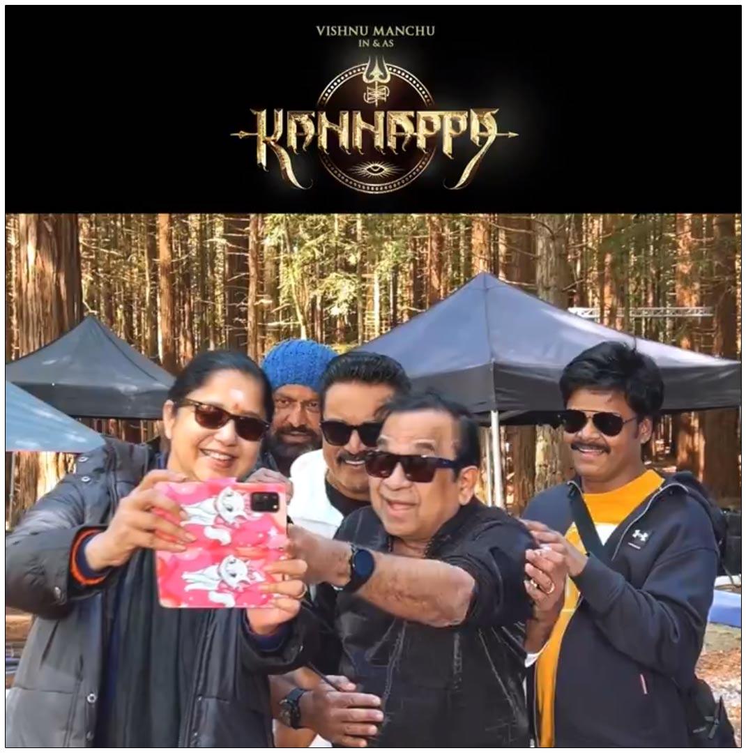 Brahmanandam Completed Shooting His Part For Kannappa
