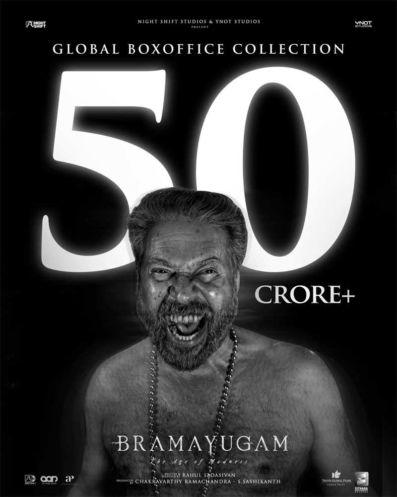 Bramayugam Breaches 50 Crore Mark At The Boxoffice
