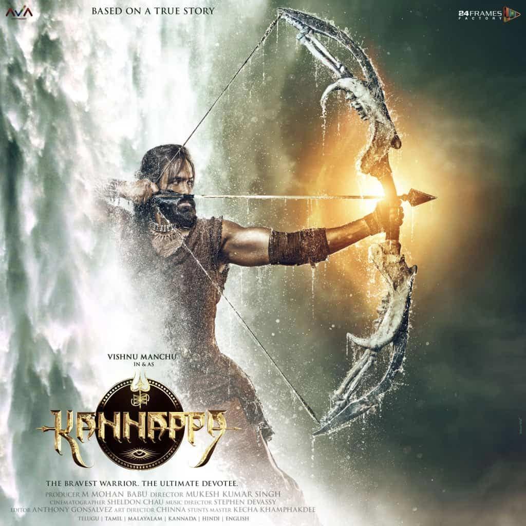 Brand New Look From Manchu Vishnu Kannappa Released