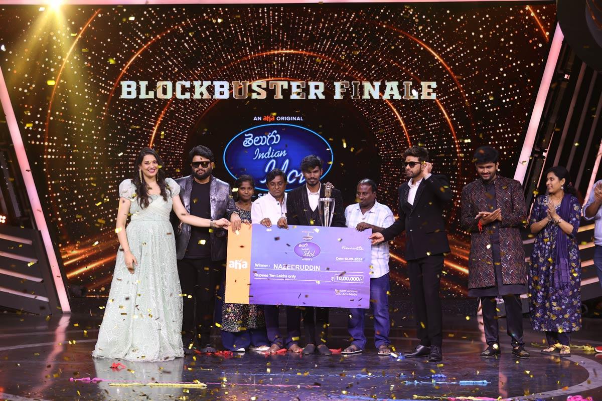 Nazeeruddin Shaik wins aha Telugu Indian Idol 3