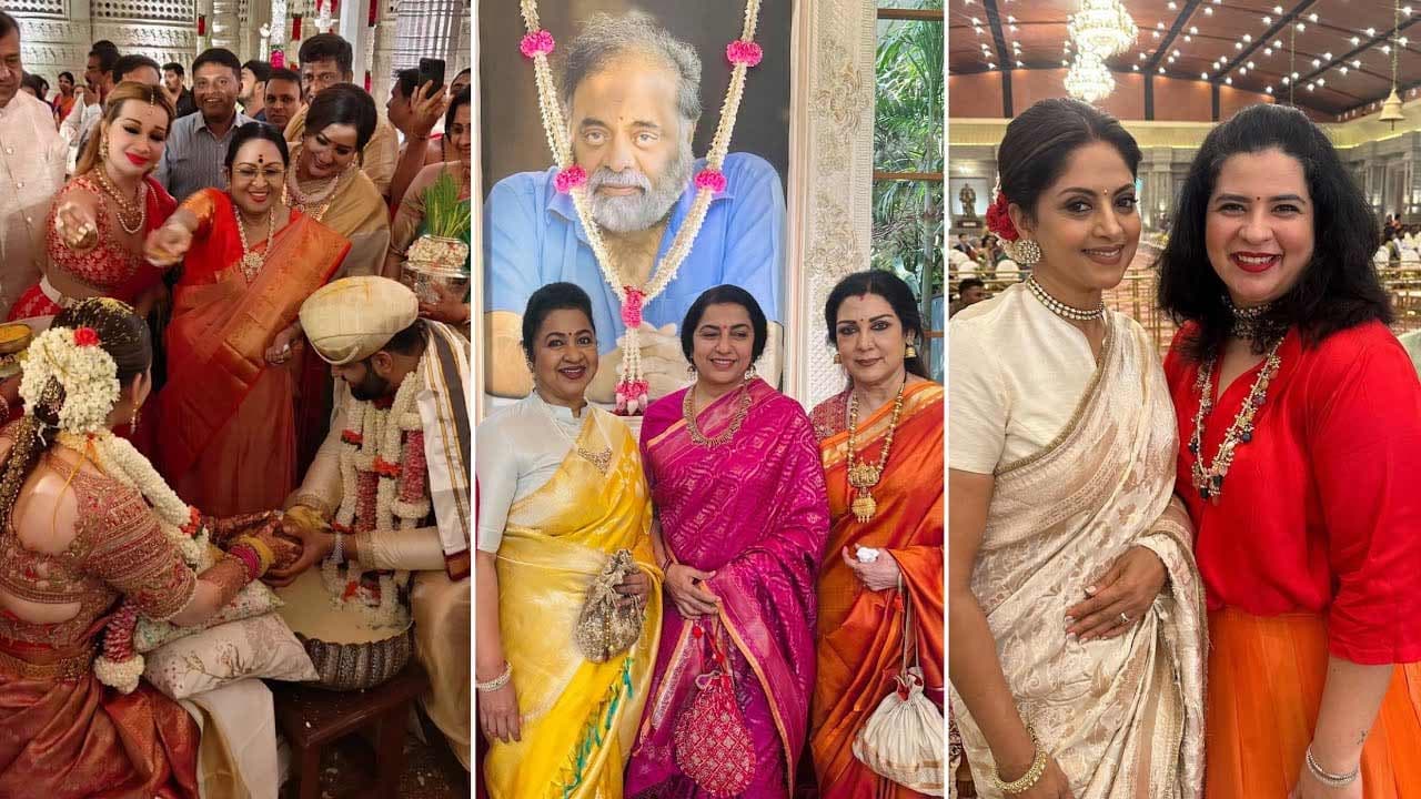 Celebrities grace Sumalatha son wedding