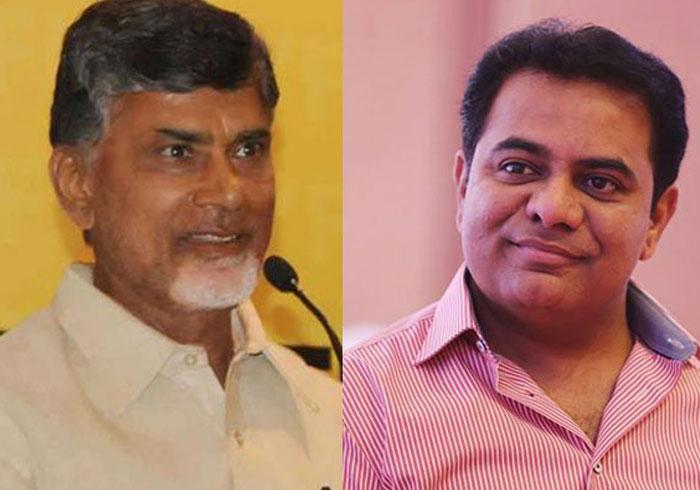 KTR Punch to Chandrababu's Lies