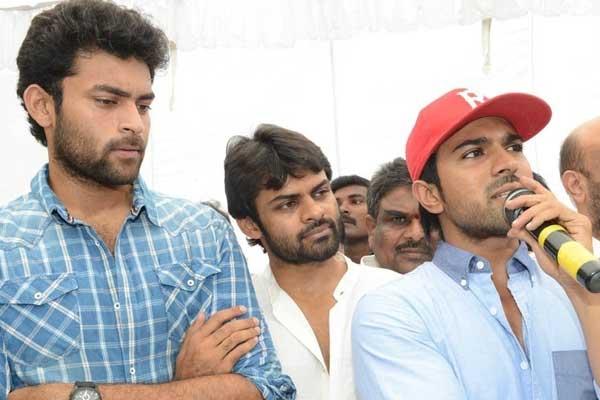 Charan &amp; Varun Support Niharika's Debut