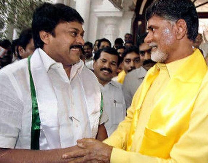 Chiru &amp; Naidu Joint Campaign for TDP Victory!