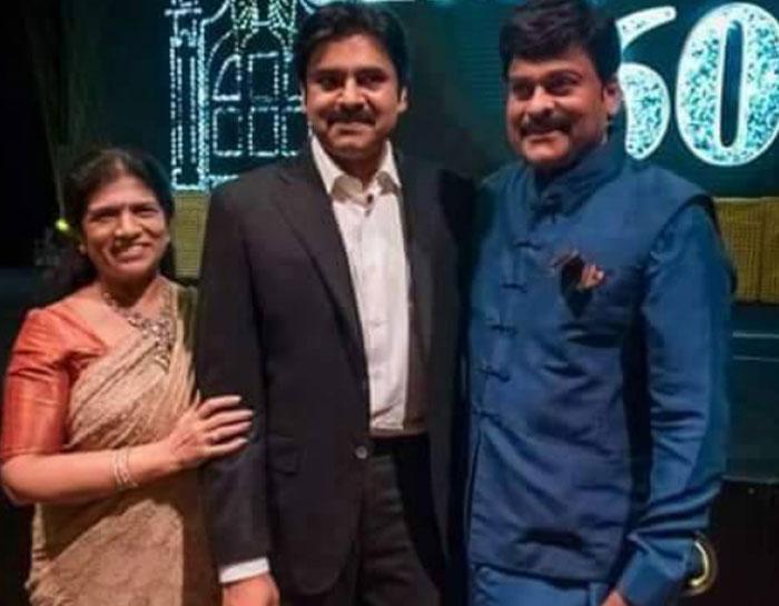 Chiranjeevi &amp; Surekha in PSPK 25 Sets
