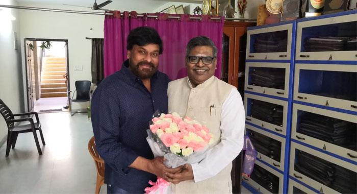 Megastar Congratulates Padma Sri Sirivennela