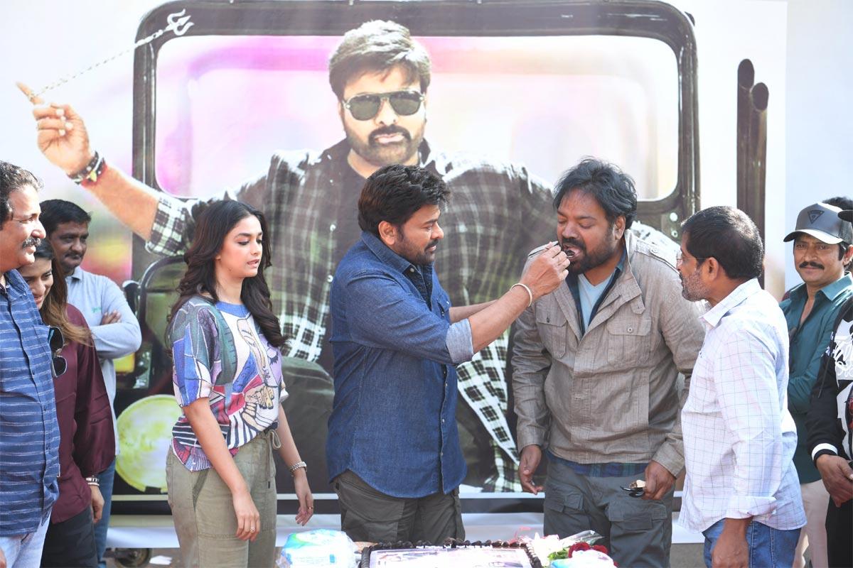 Bhola Shankar gives Chiranjeevi grand reception