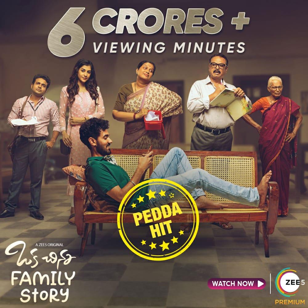Mega Star enjoys Oka Chinna Family Storya