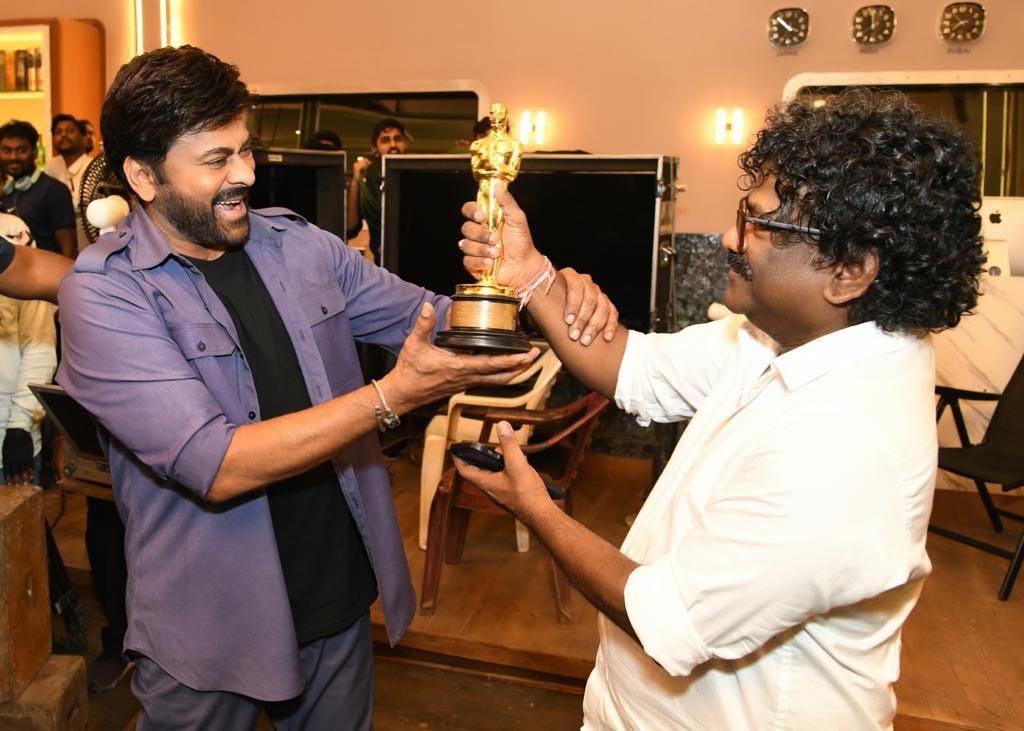 Chiranjeevi felicitates Oscar winner Chandra Bose