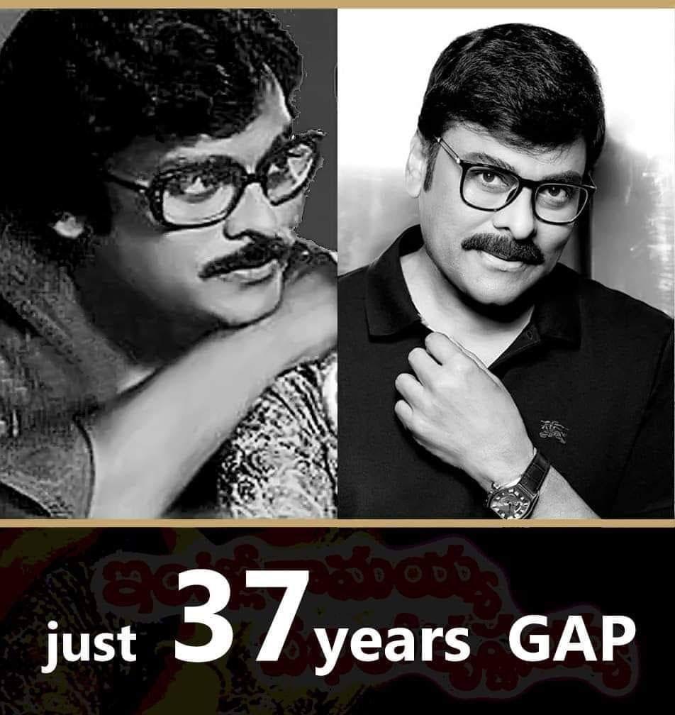 Chiru's Same Look: Just 37 Years Gap