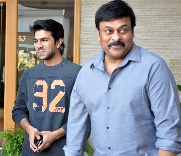 Ramcharan Opposed Chiranjeevi Song