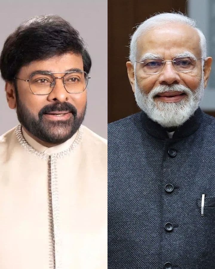 PM Modi inducts Chiranjeevi in the WAVES Advisory Board