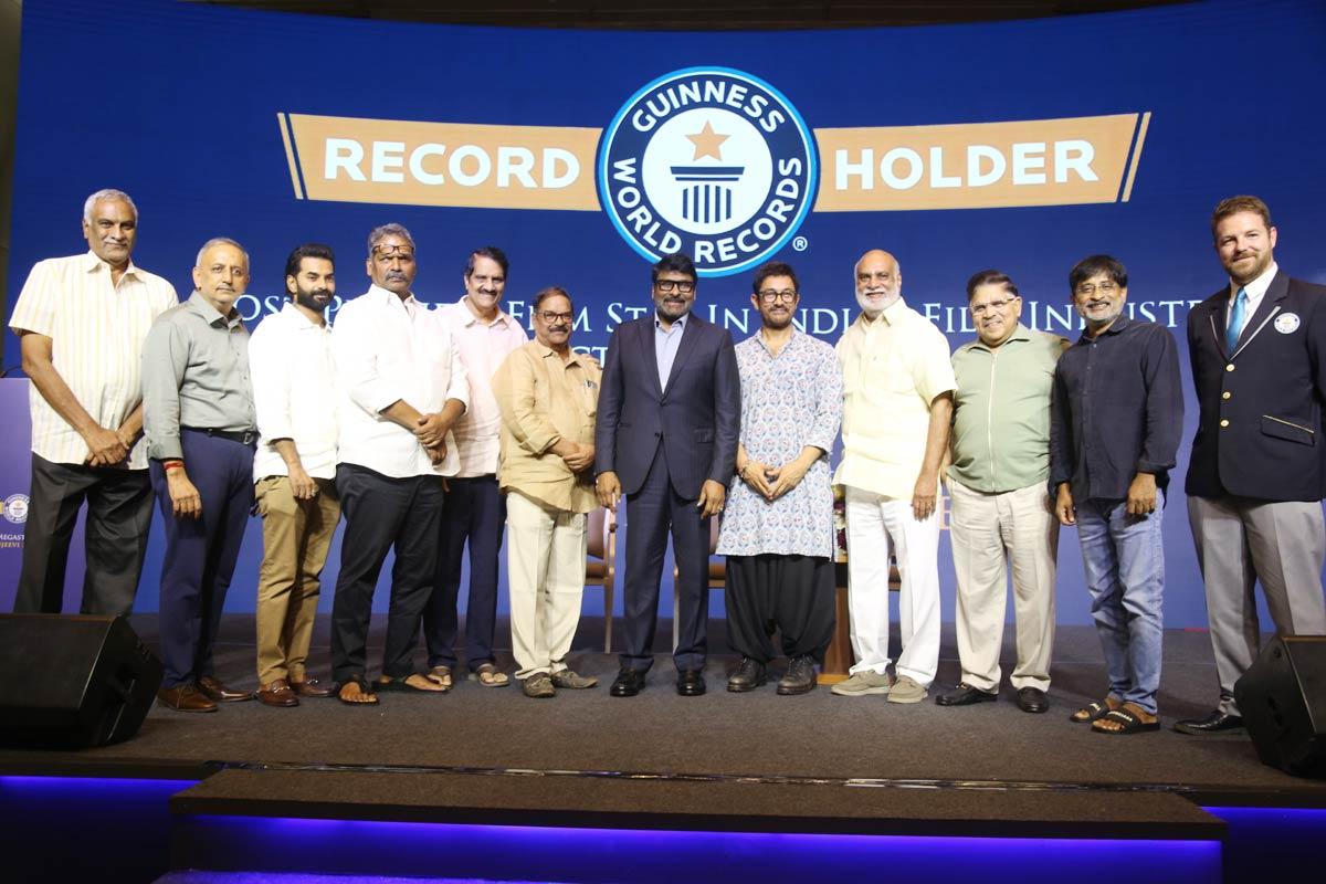 Padma Vibhushan Chiranjeevi Honored with Guinness World Record