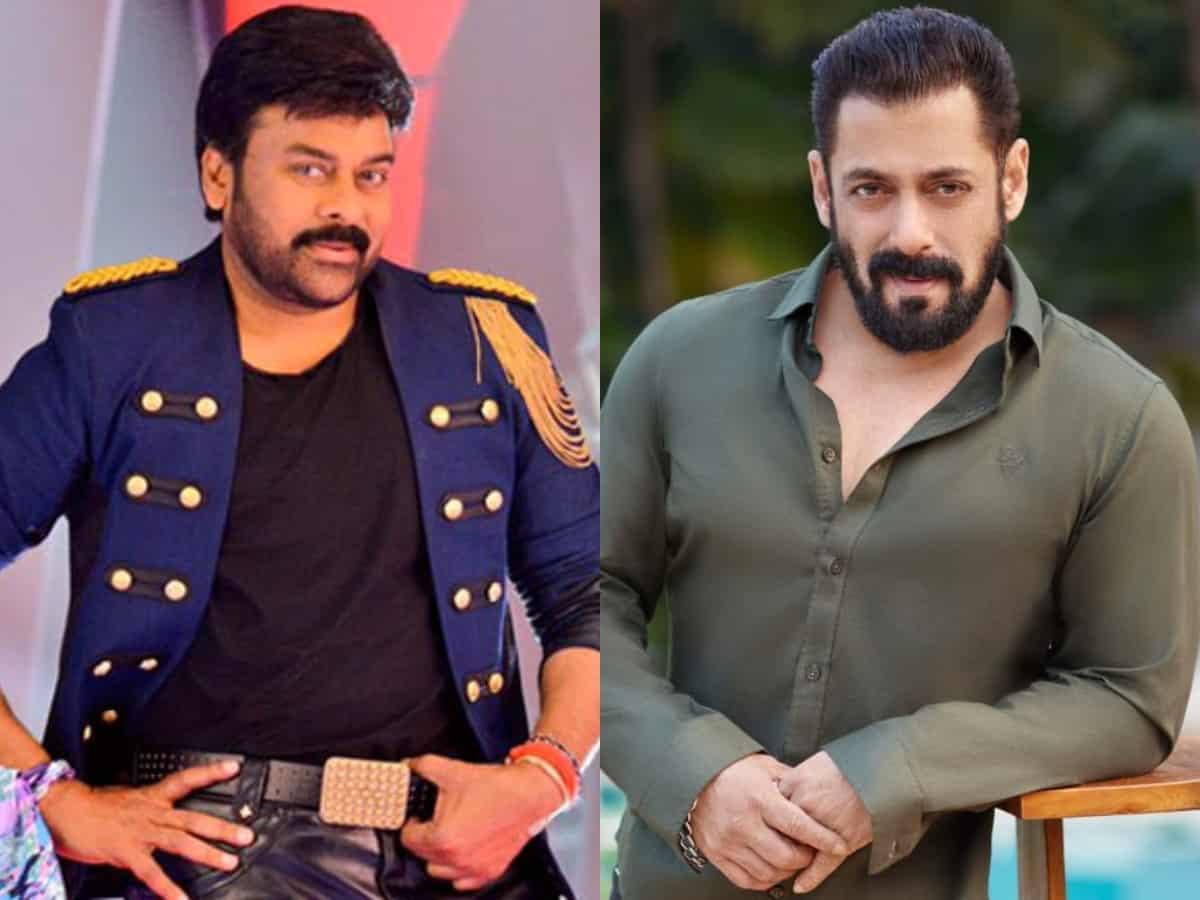 Godfather racing for Chiru, Salmaan song shoot