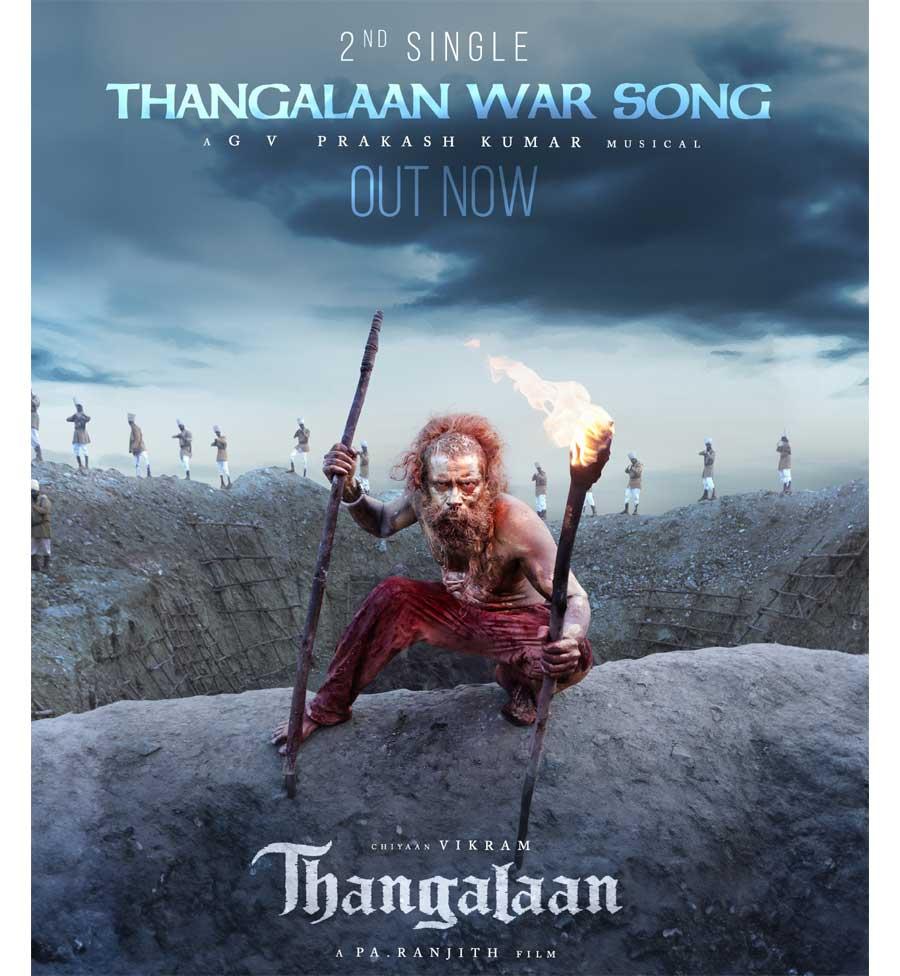 Thangalaan war song: Vikram turns ferocious