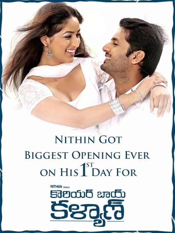 Courier Boy Kalyan Is Nithiin's Biggest Opening Ever