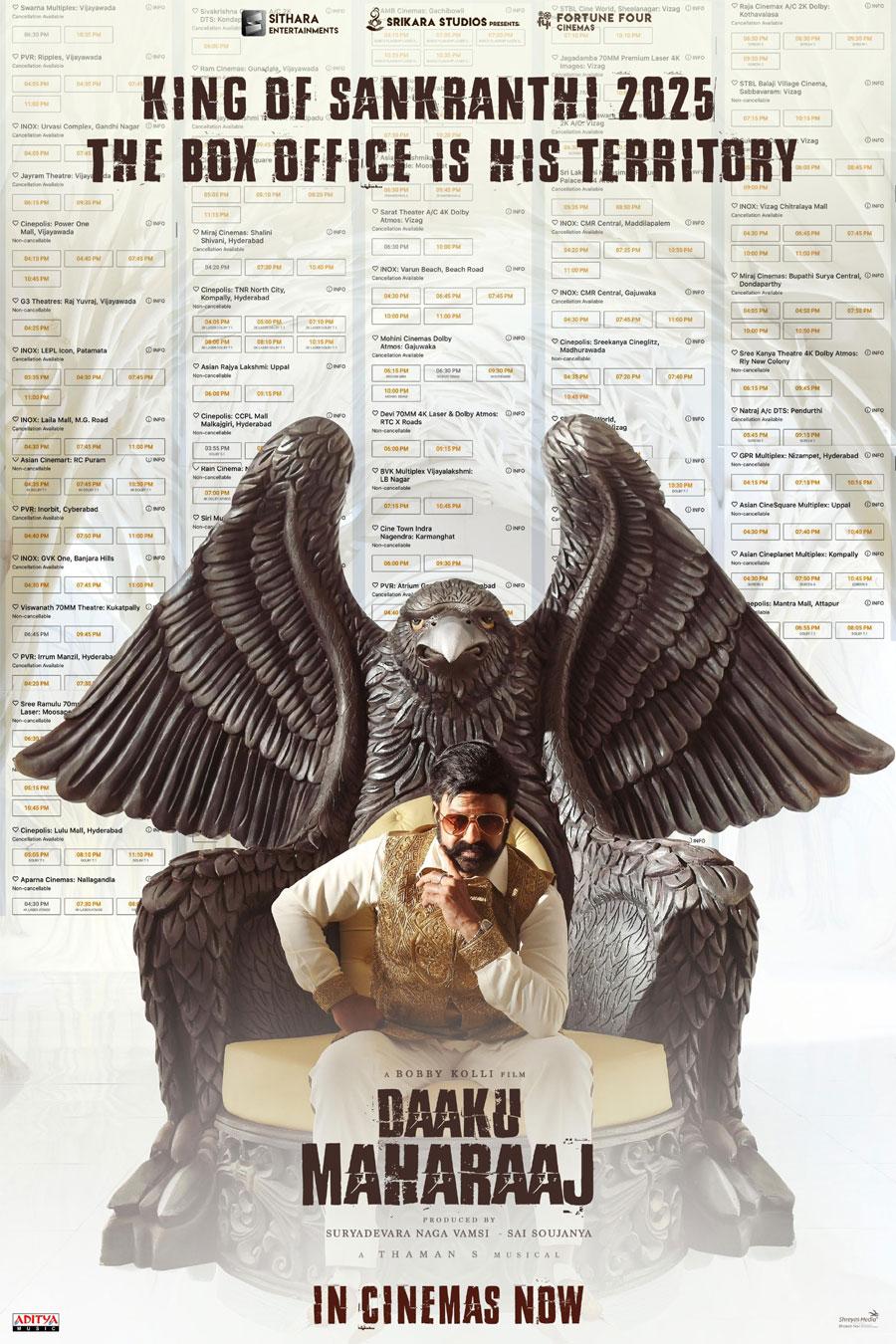 Daaku Maharaaj Grosses Over 92 Crore Worldwide in Three Days