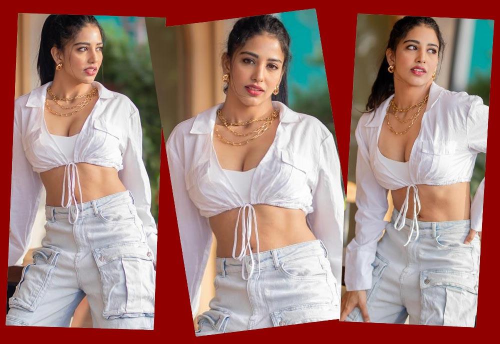 Daksha Nagarkar sensuous signals in modern outfit