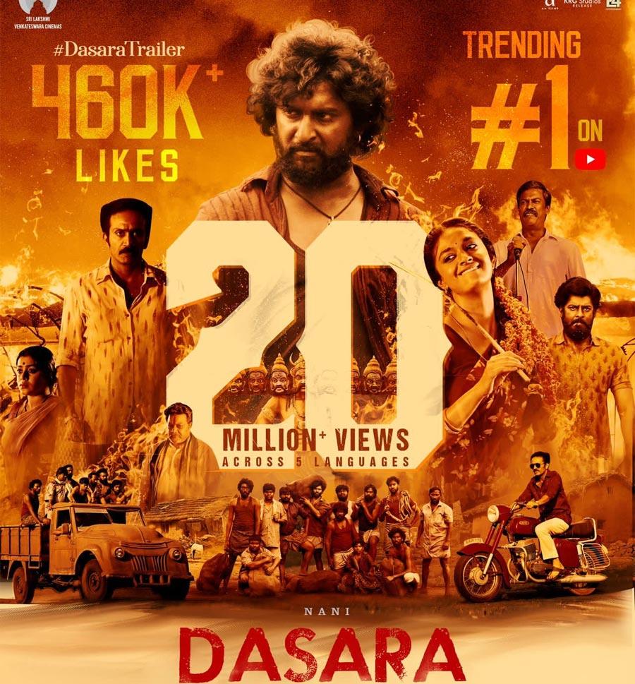 Dasara trailer gets a tremendous response