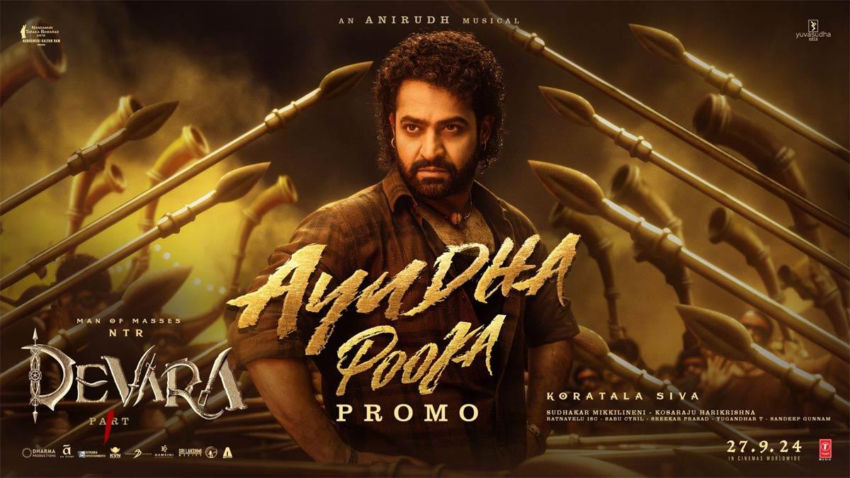 Ayudha Pooja song from Devara released