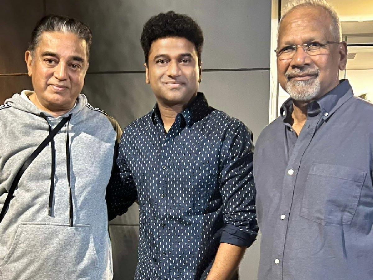 DSP enjoys PS2 with Kamal Haasan and Mani Ratnam