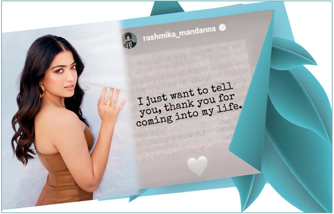 Rashmika Mandanna post sparked widespread speculation
