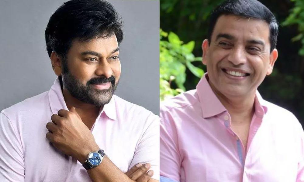 Dil Raju loading Poonakalu with Chiranjeevi