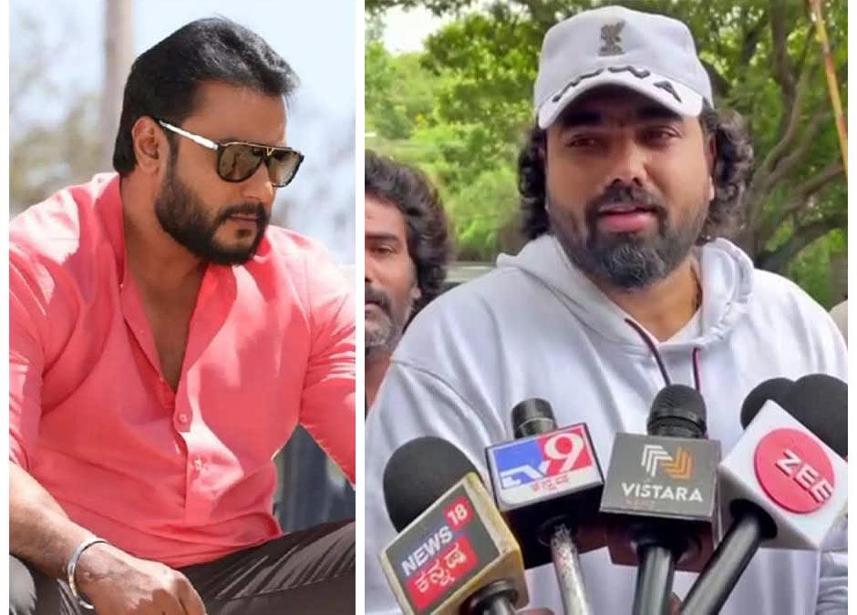 Director Tharun Sudhir Met And Invited Darshan For His Wedding