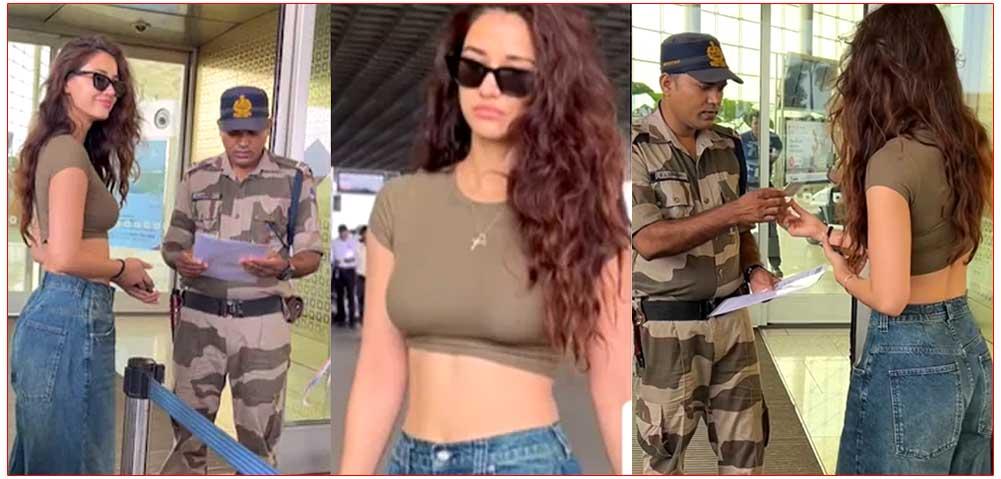 Disha Patani was stopped at the airport