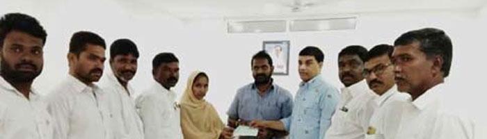 Charity on Prabhas Fan
