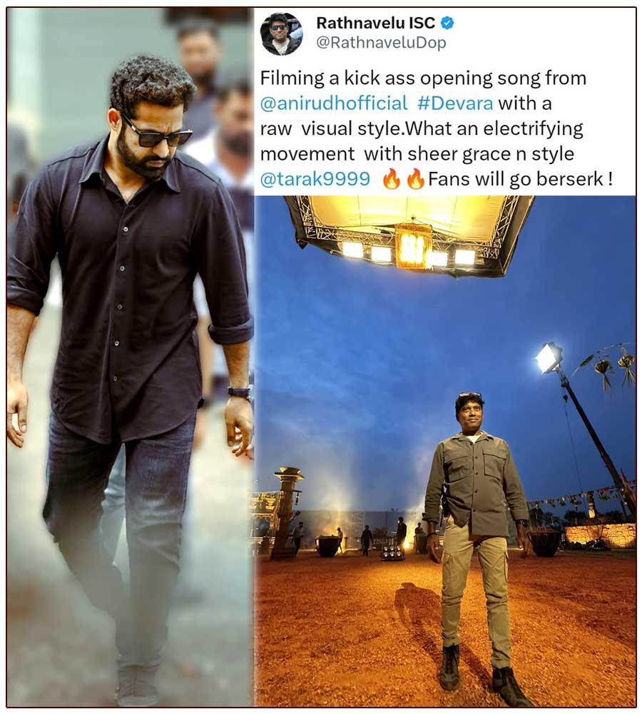Devara kick-ass intro song in full swing