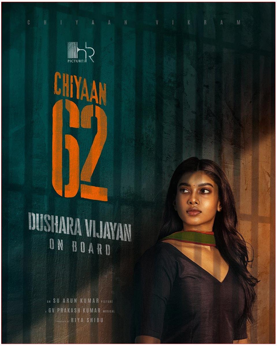 Dushara Vijayan On Board For Chiyaan Vikram 62nd Film