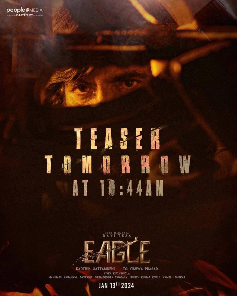 Ravi Teja Eagle teaser gets a launch date and time