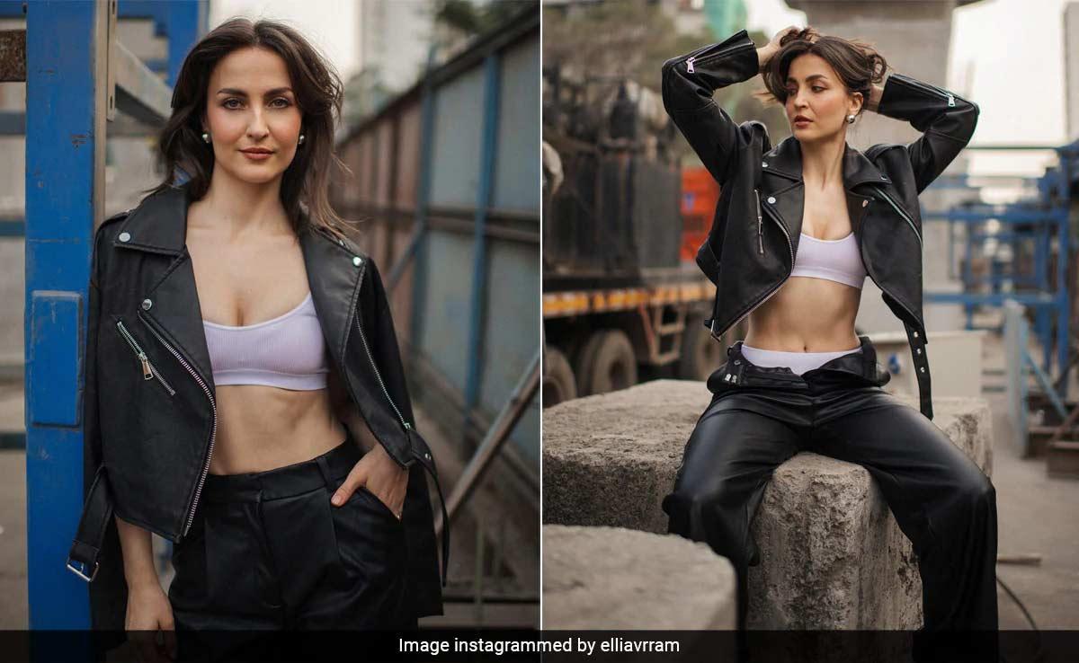 Elli Avram amazes in black