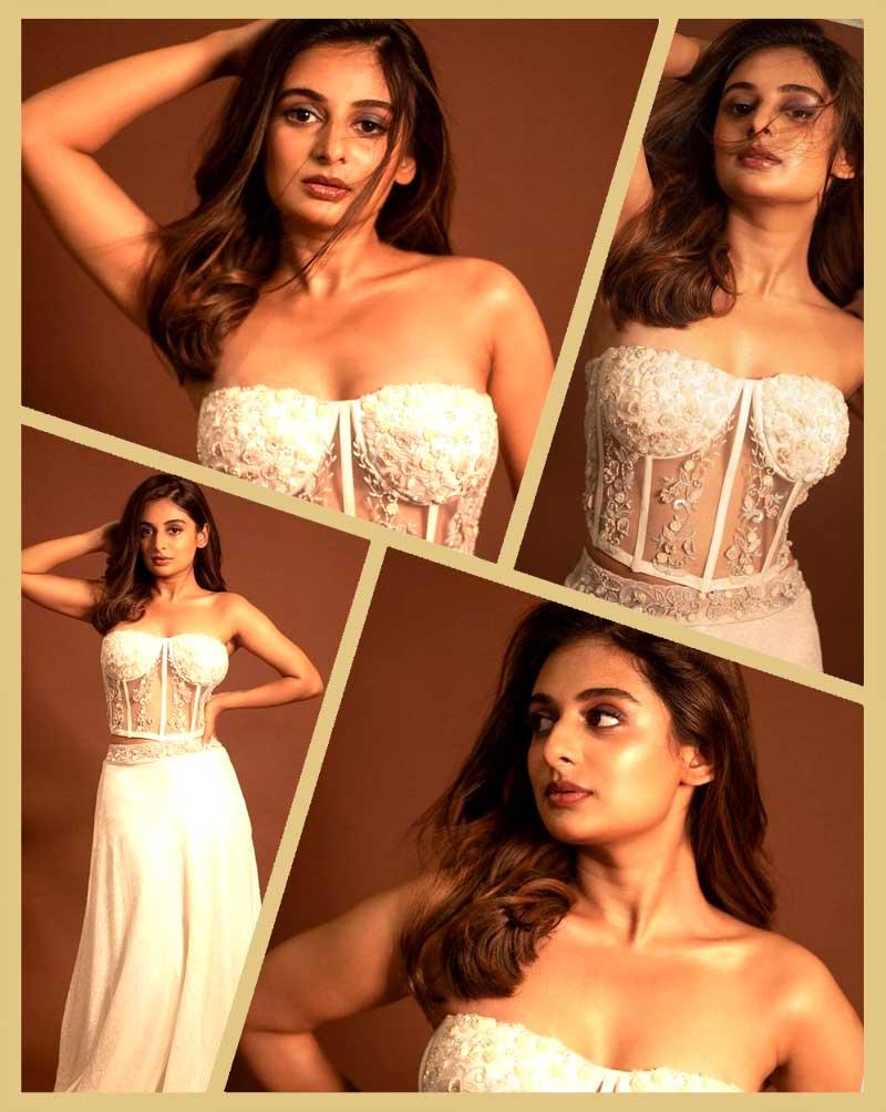 Esther Anil looks angelic in white