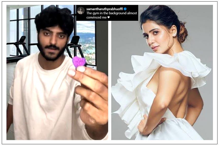 Fan surprises Samantha with marriage proposal