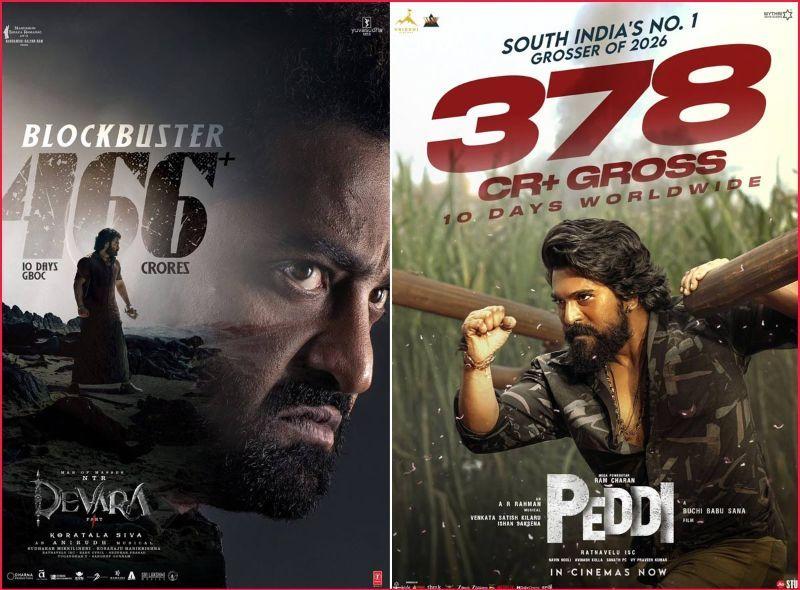 Fan wars over Peddi vs Devara collections
