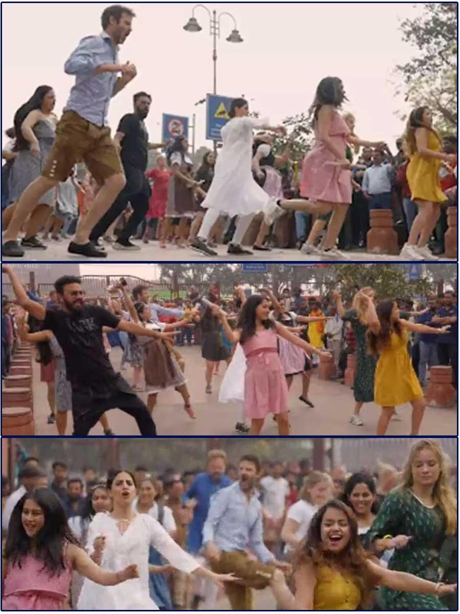 Germans Naatu Dance at Delhi Chandini Chowk