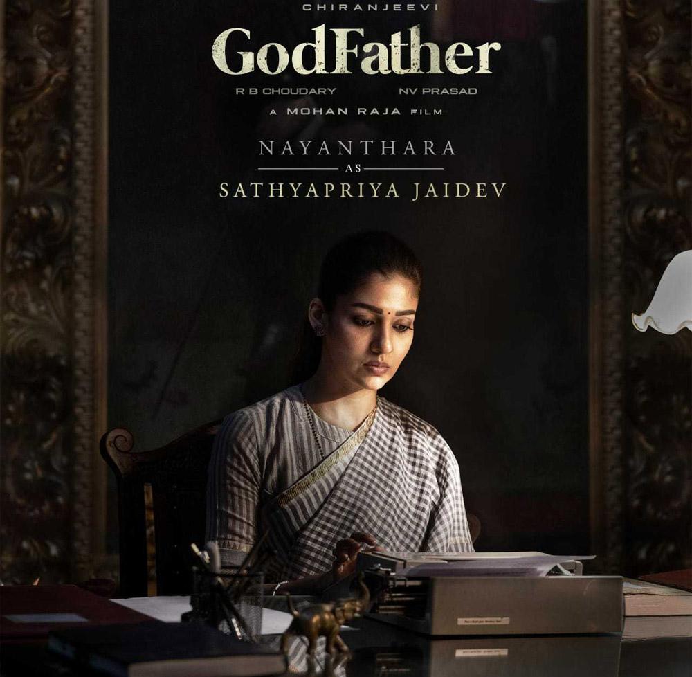 Godfather movie: Nayanathara looks enticing as Sathyapriya Jaidev