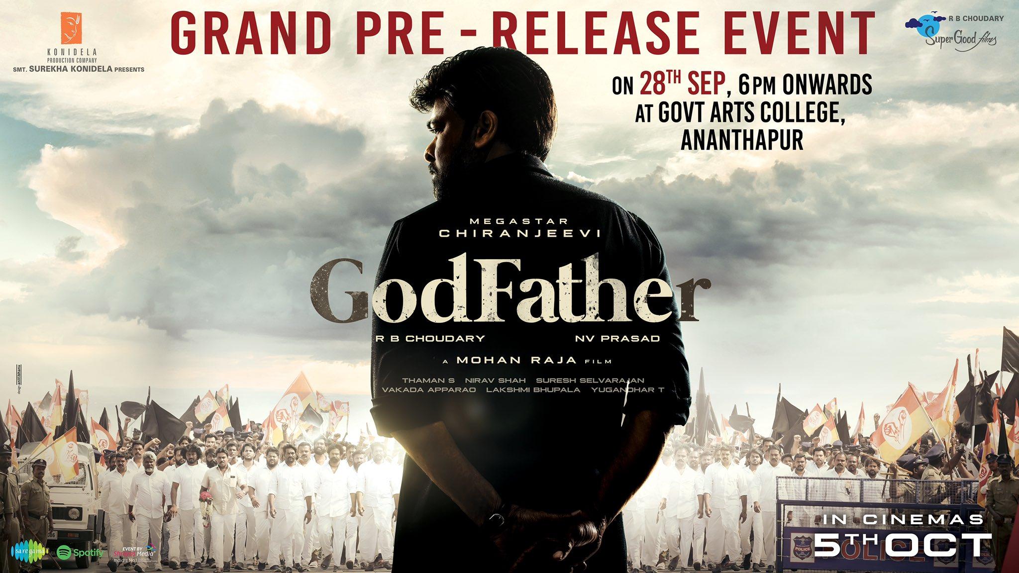 Godfather pre-release event details out