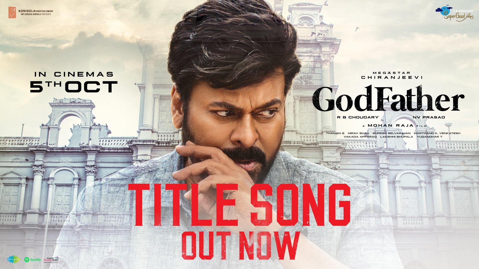 Godfather title song showcases Chiranjeevi majestic aura