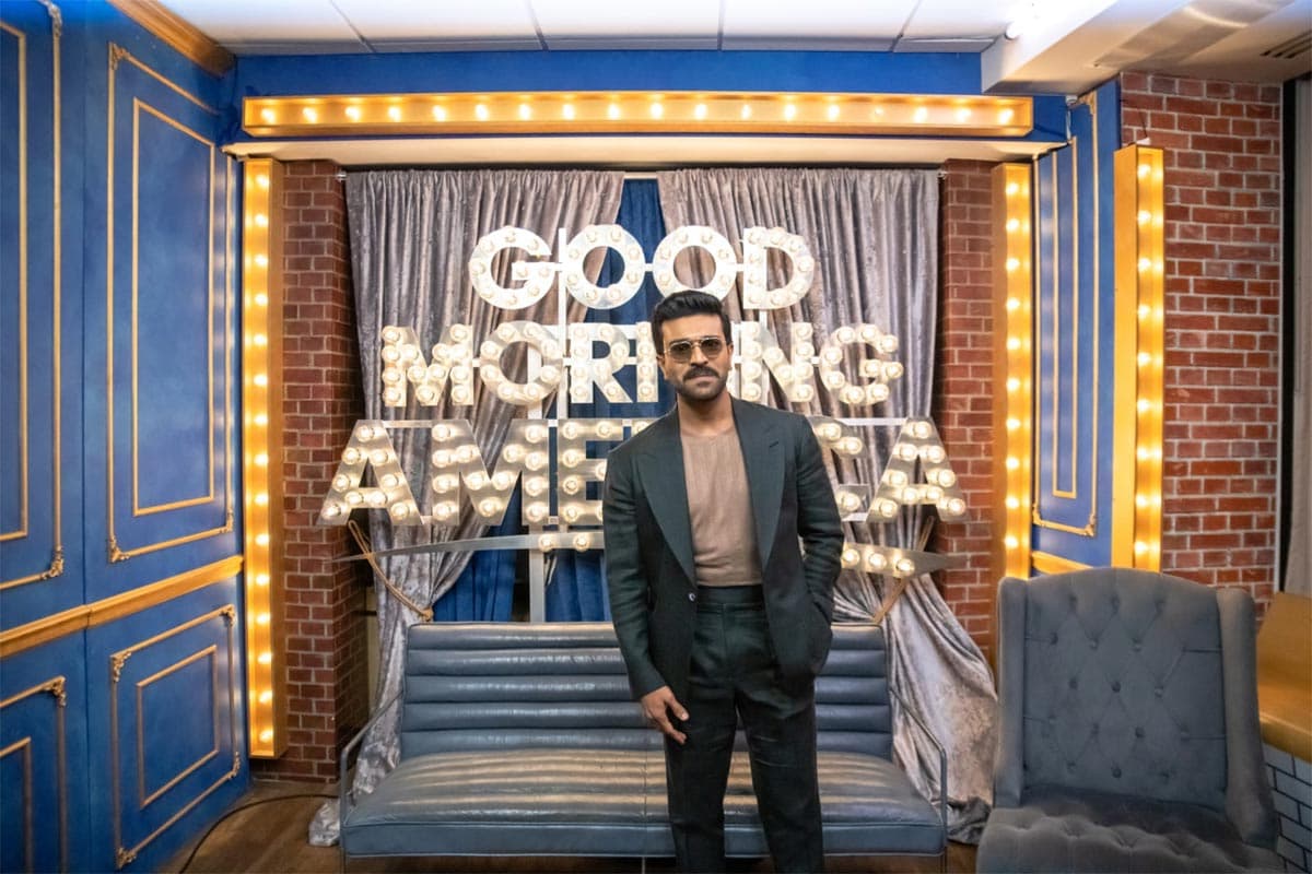 Ram Charan participates in the Good Morning America