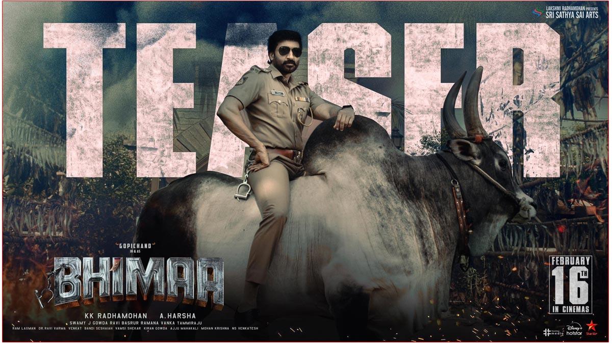Gopichand Bhimaa Teaser Review