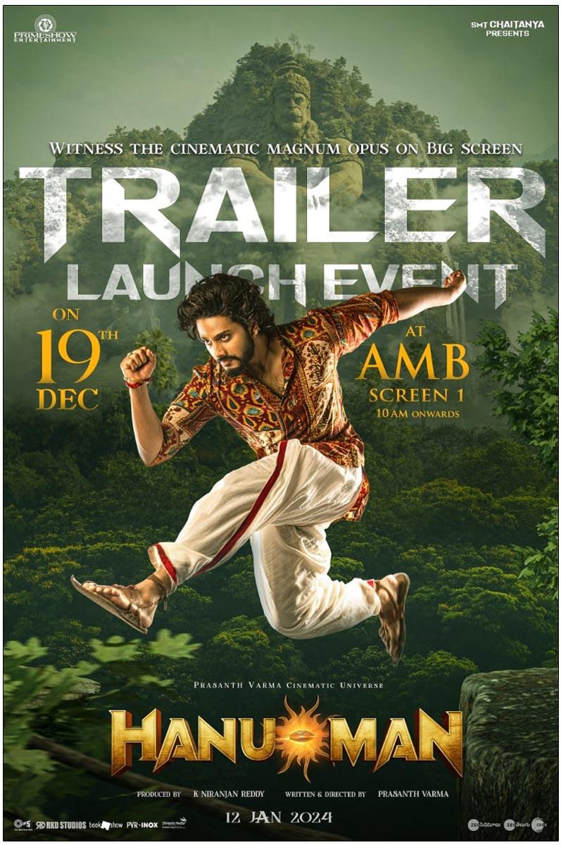 Hanu Man Trailer To Be Launched At This Venue