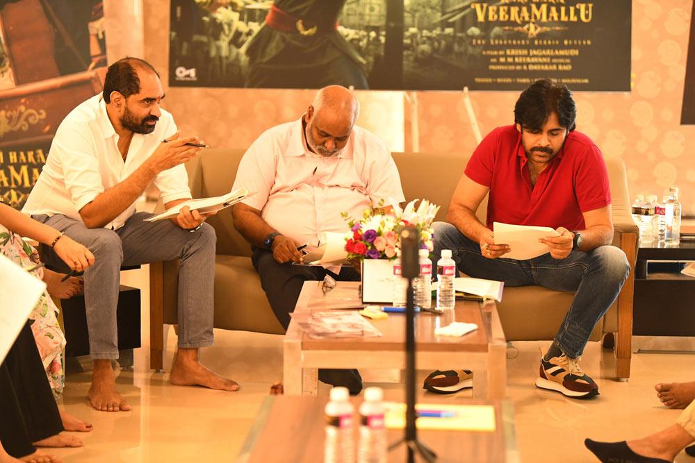 Hari Hara Veeramallu in pre schedule workshop