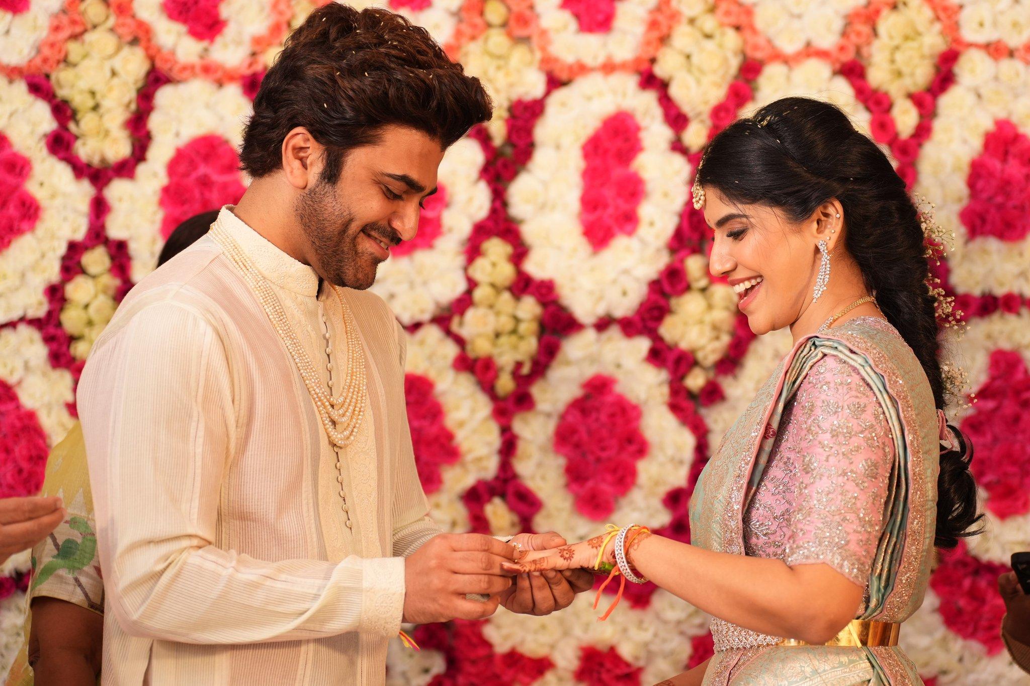 Charan Attends Sharwanand Engagement