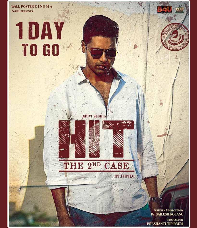 Adivi sesh's Hit 2 releasing in hindi
