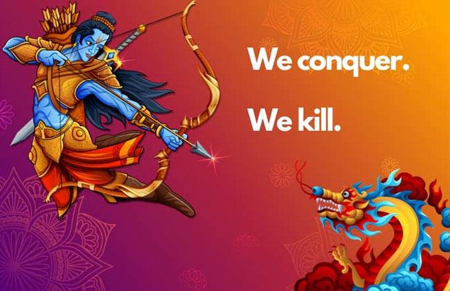 Pic Of The Day: India's Rama Takes On China's Dragon