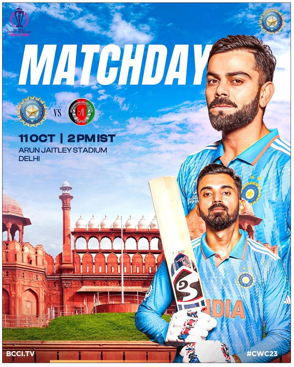 India Takes On Afghanistan In WC 2023