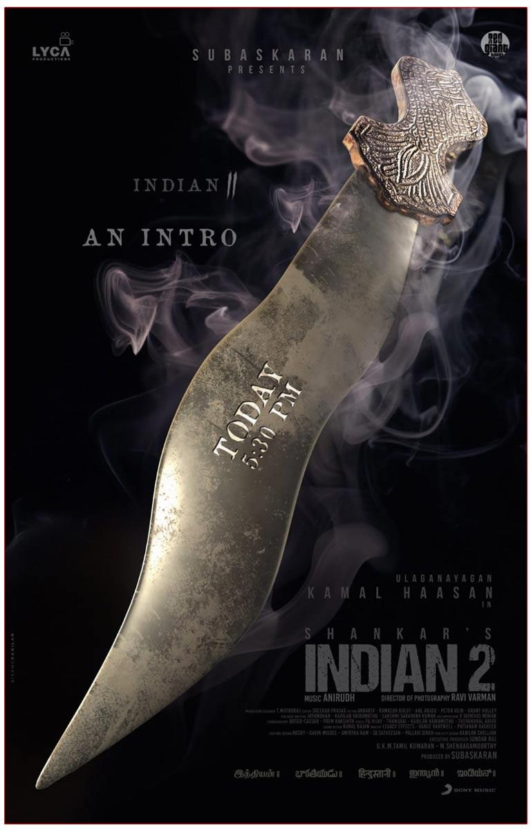 Exciting New Poster From Indian 2 Announcing Intro Arrival